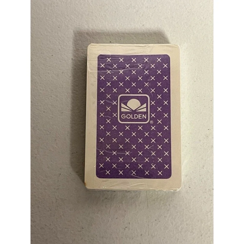 Vintage Golden Snap Card Game 45 Deck Case Purple Panda Sealed USA